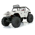 1/24 1979 Toyota Land Cruiser FJ40 Clear Body with Trail Cage: SCX24 - Xtreme RC