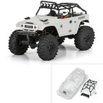 1/24 1979 Toyota Land Cruiser FJ40 Clear Body with Trail Cage: SCX24 - Xtreme RC