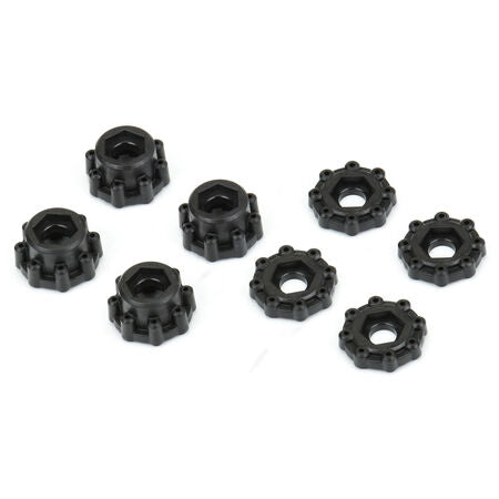 8x32 to 17mm Hex Adapters for 8x32 3.8" Wheels - Xtreme RC