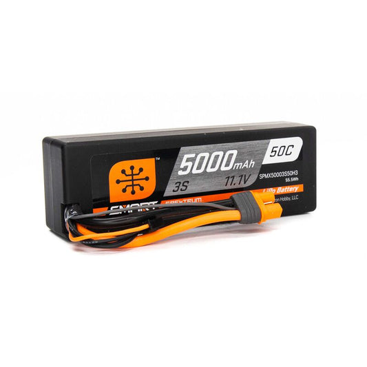 5000mAh 3S 11.1V 50C Smart LiPo Hardcase; IC3