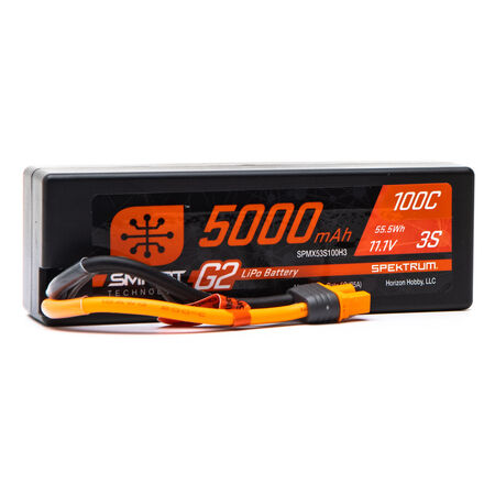 5000mAh 3S 11.1V Smart G2 Hard Case LiPo 100C IC3 - Xtreme RC