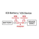 Adapter: IC3 Battery / IC5 Device - Xtreme RC