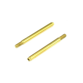 Shock Shafts (Front, Steel,TiNi coated,2pcs):EB410 - Xtreme RC