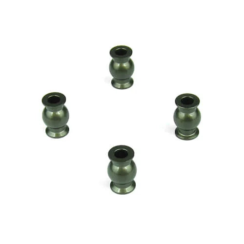 Pivot Balls (6.8mm, camber, str links, almnm, centered, 4pcs) - Xtreme RC