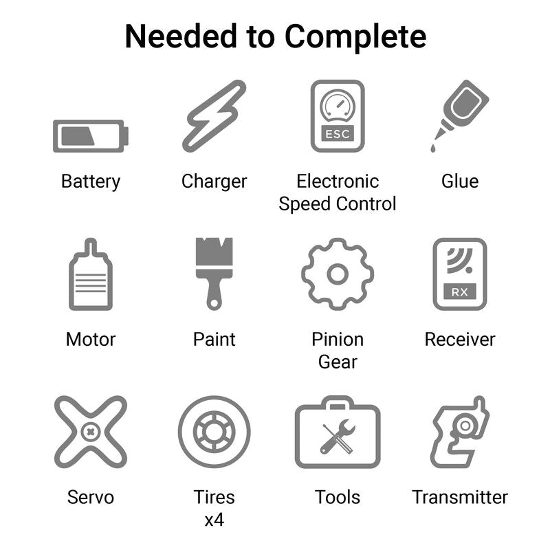 8IGHT XT/XTE Race Kit: 1/8 4WD Nitro/Elec Truggy - Xtreme RC