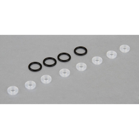 X-Ring Seals (8), Lower Cap Seals (4): All 8IGHT - Xtreme RC