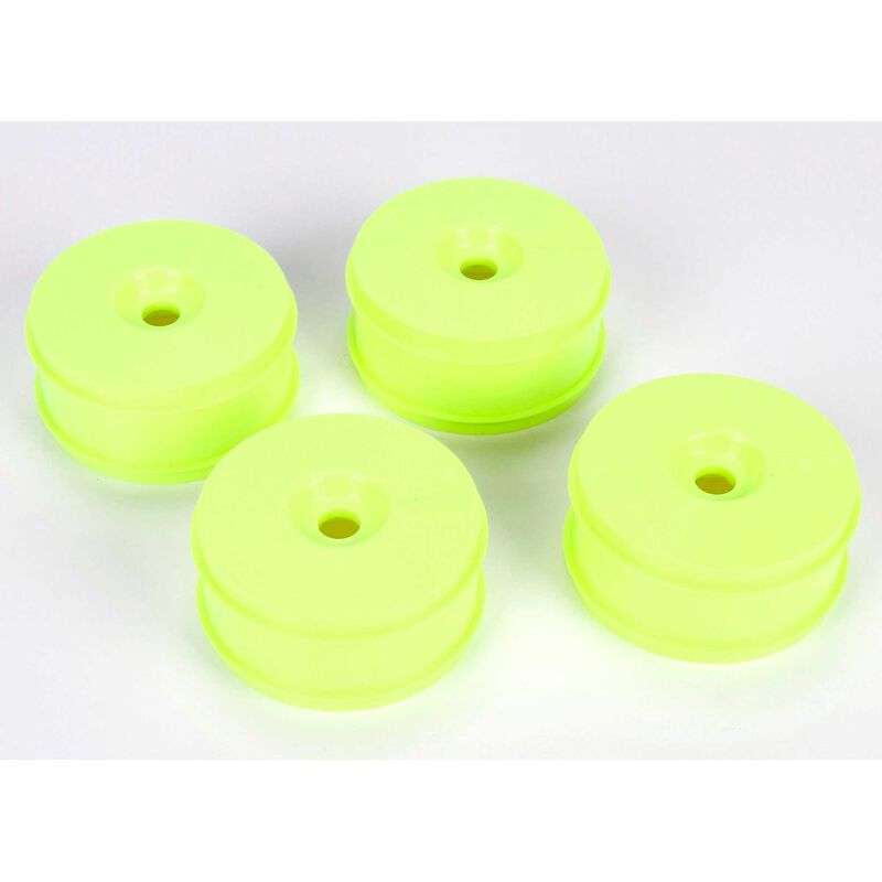1/8 Buggy Dish Wheel, Yellow (4): 8IGHT Buggy 3.0 - Xtreme RC