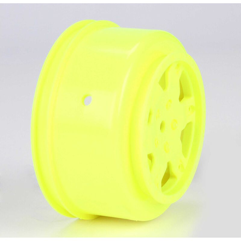 Wheel, Yellow (2): 22SCT - Xtreme RC