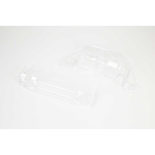Clear Splitter And Diffuser, Trimmed: FELONY 6S BLX