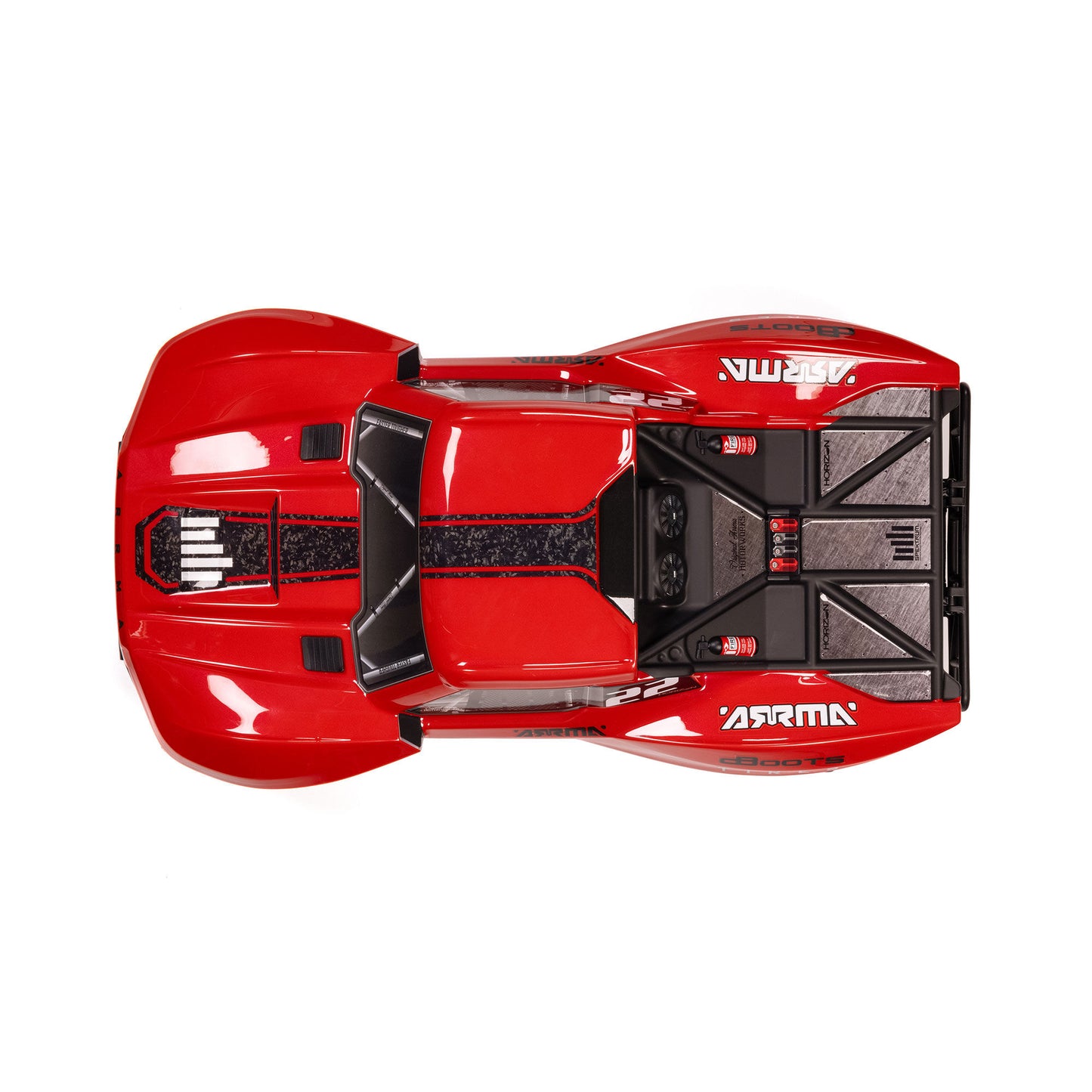 1/10 FURY 2WD RTR Brushed Short Course Truck (Battery & Charger Included), Red