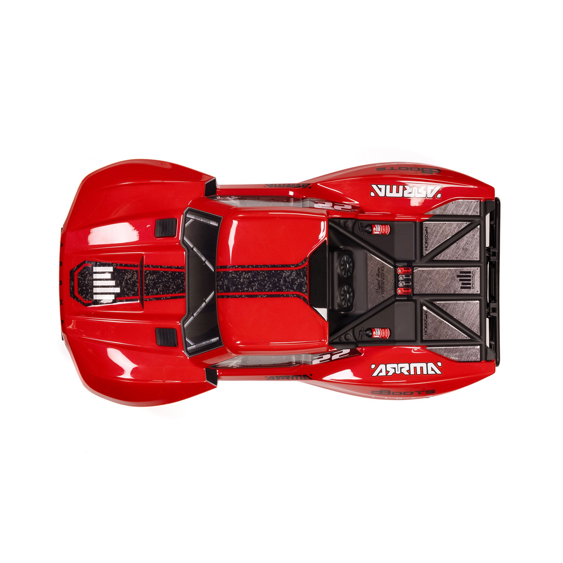 1/10 FURY 2WD RTR Brushed Short Course Truck (Battery & Charger Included), Red
