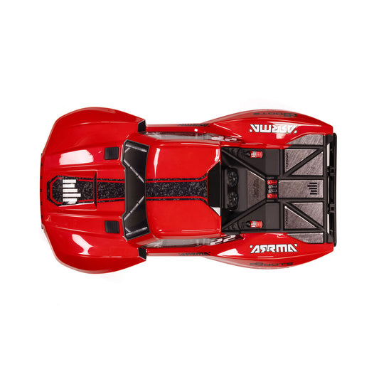 1/10 FURY 2WD RTR Brushed Short Course Truck (Battery & Charger Included), Red