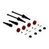 Metal Axle & Wheel Hex Set B (4): GROM - Xtreme RC