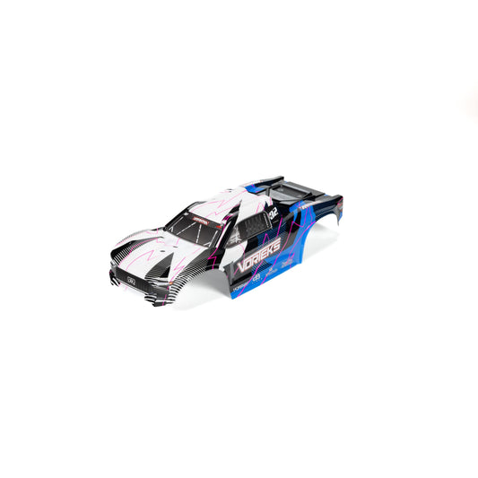 1/10 Clipless Painted Trimmed Body Set with Decals, Blue: VORTEKS 2WD