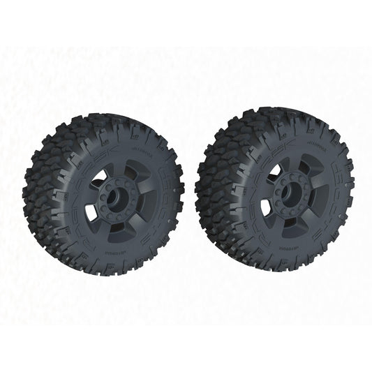 dBoots 'Ragnarok MT' Tire Set Glued, Black (2)