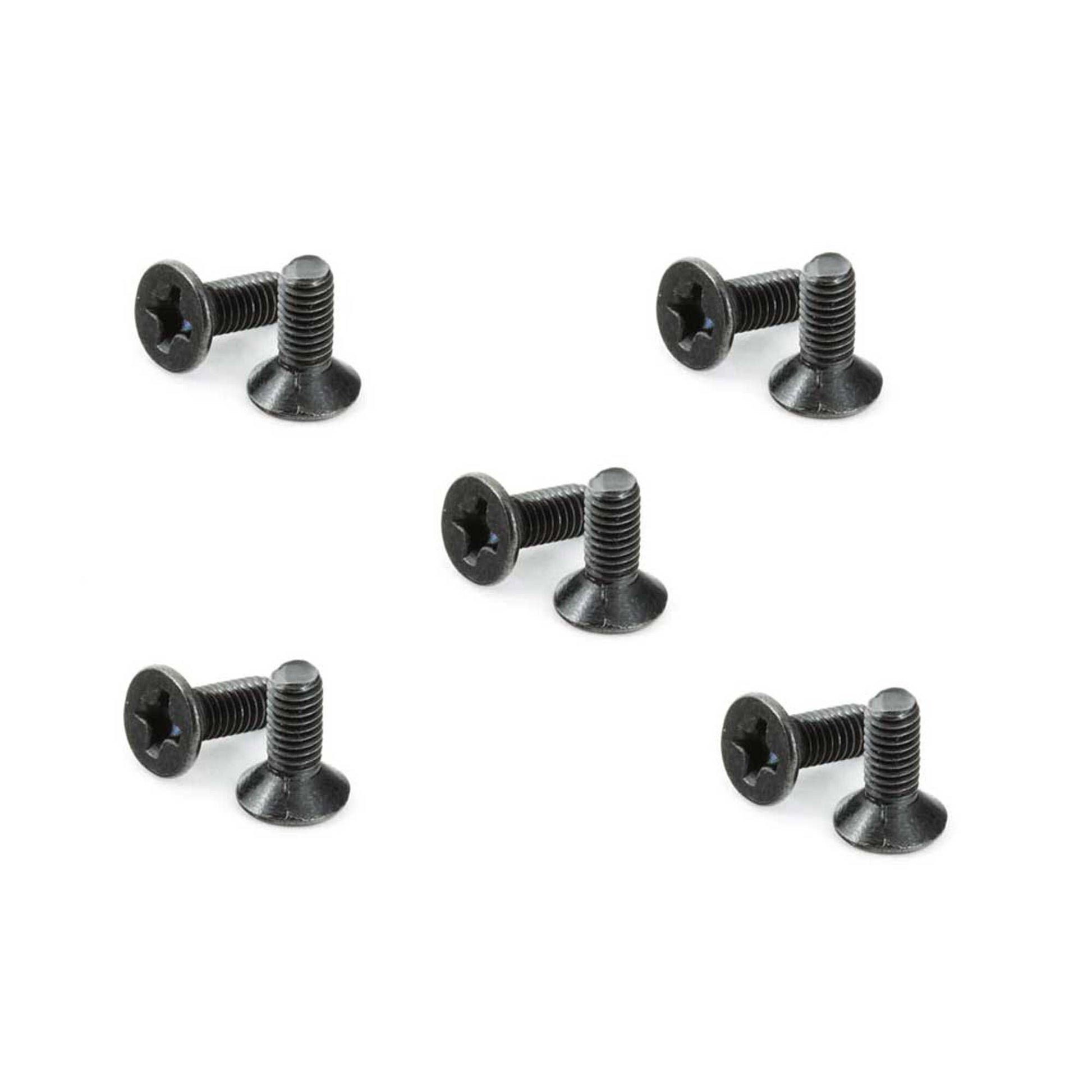 Flat Head Cross Machine Screw 3x8mm (10)