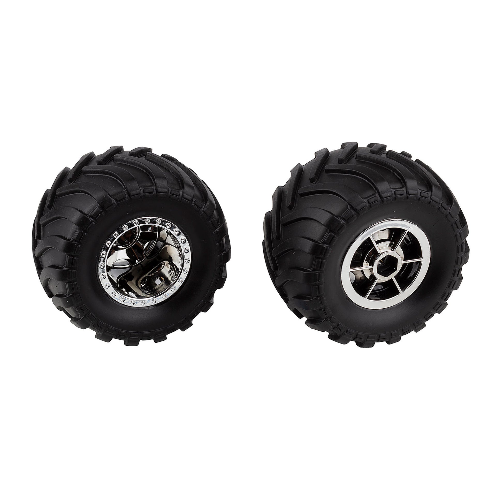 MT12 Wheels and Tires, Chrome