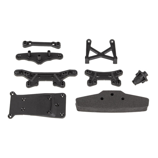 Reflex 14R Shock Towers, Bumper, & Skid Plate Set