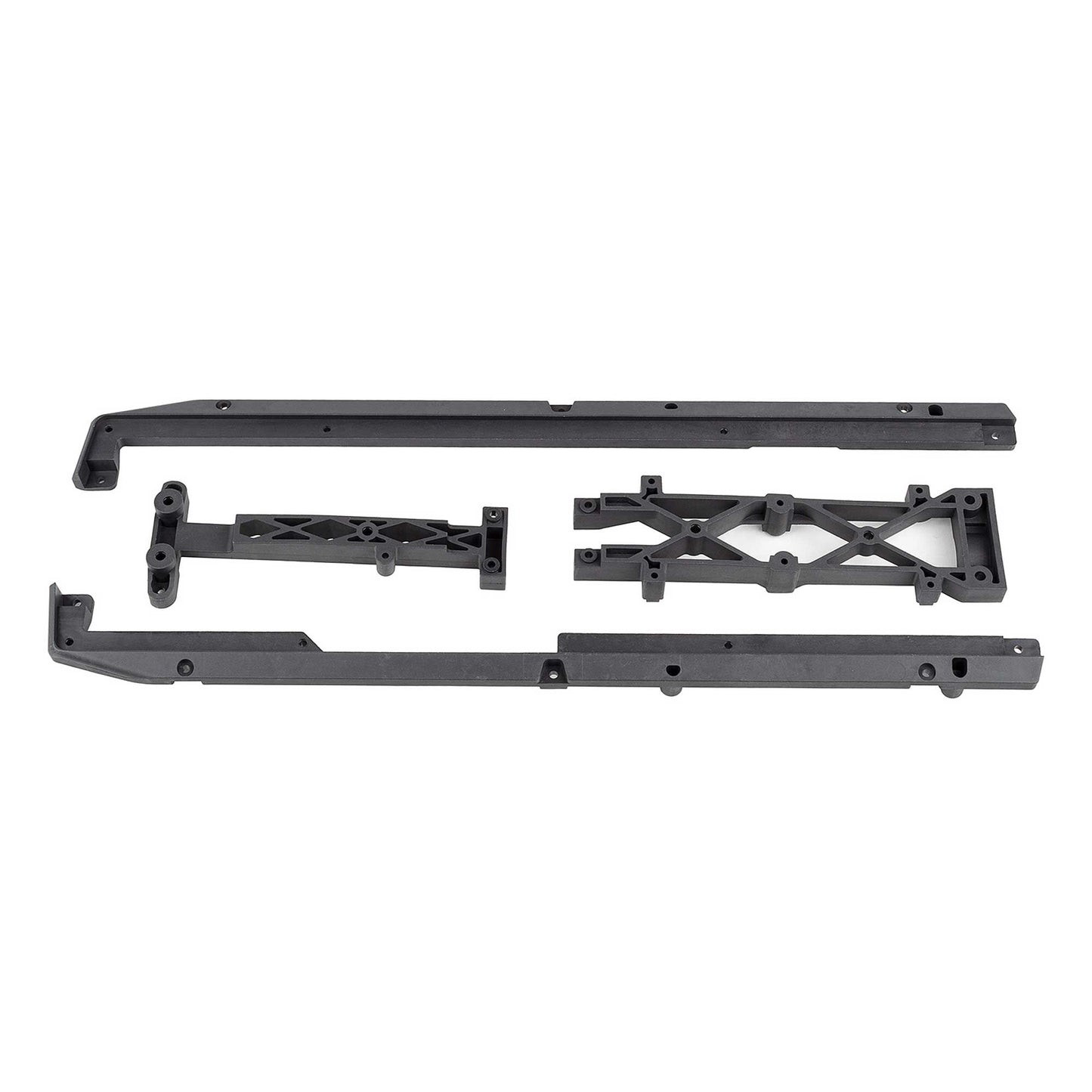 SR7 FT Lower Chassis Brace Set, carbon