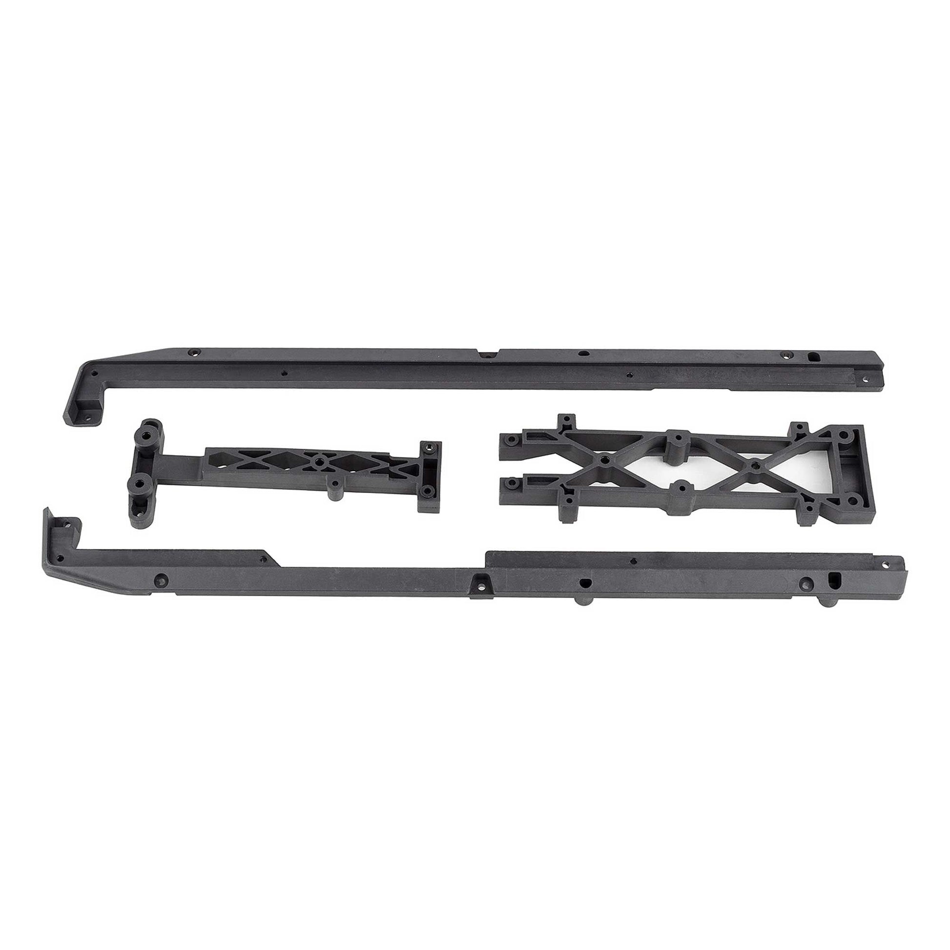 SR7 FT Lower Chassis Brace Set, carbon