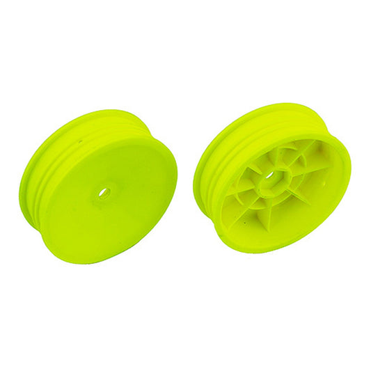 2WD Slim Front Wheels, 2.2, 12mm hex, yellow