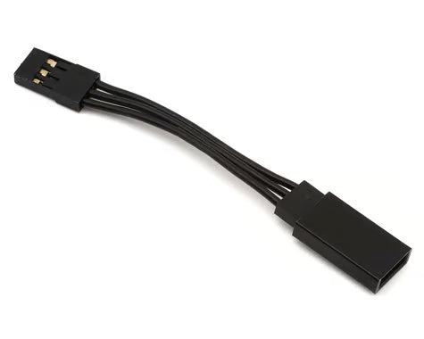 50mm Servo Wire Extension, Black, (1.97in) - Xtreme RC