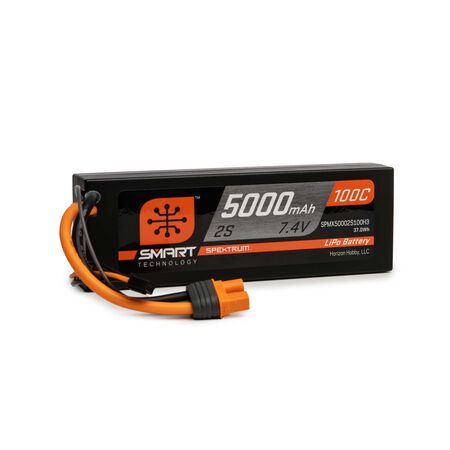 5000mAh 2S 7.4V 100C Smart LiPo Hardcase; IC3 - Xtreme RC