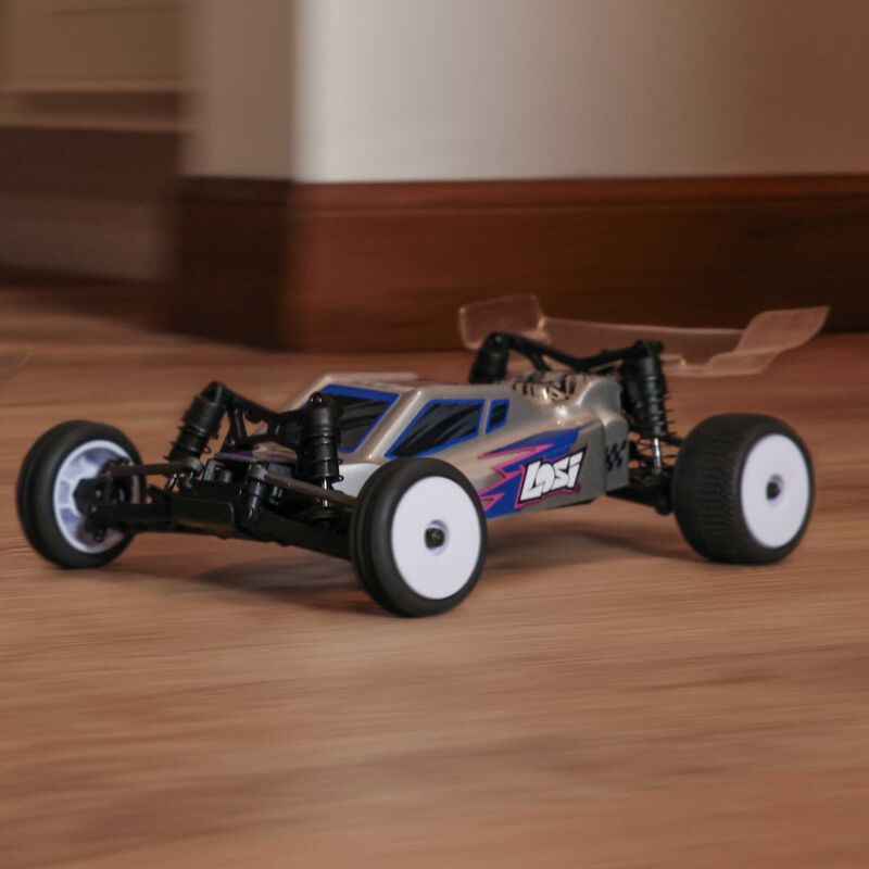 Micro-B 2WD Buggy, Silver RTR - Xtreme RC
