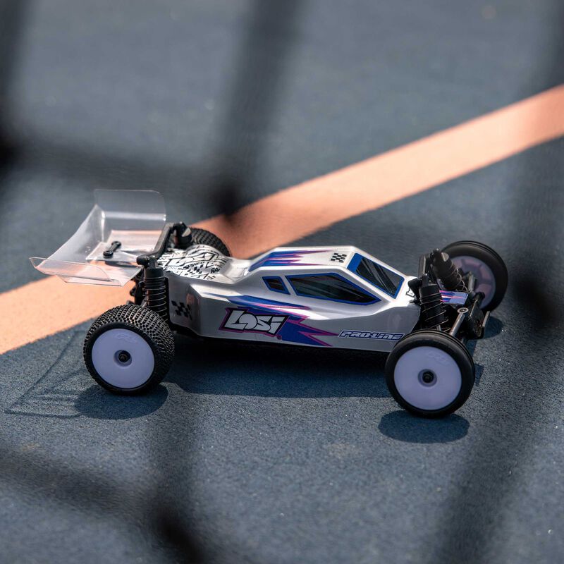 Micro-B 2WD Buggy, Silver RTR - Xtreme RC