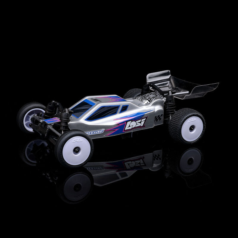 Micro-B 2WD Buggy, Silver RTR - Xtreme RC