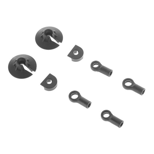 AR330338 Armma Shock Rod End Set Nero (2) - Xtreme RC