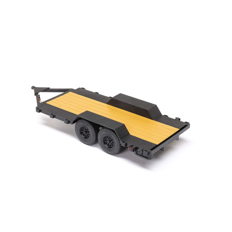 SCX24 Flat Bed Vehicle Trailer with LED Taillights:1/24th - Xtreme RC