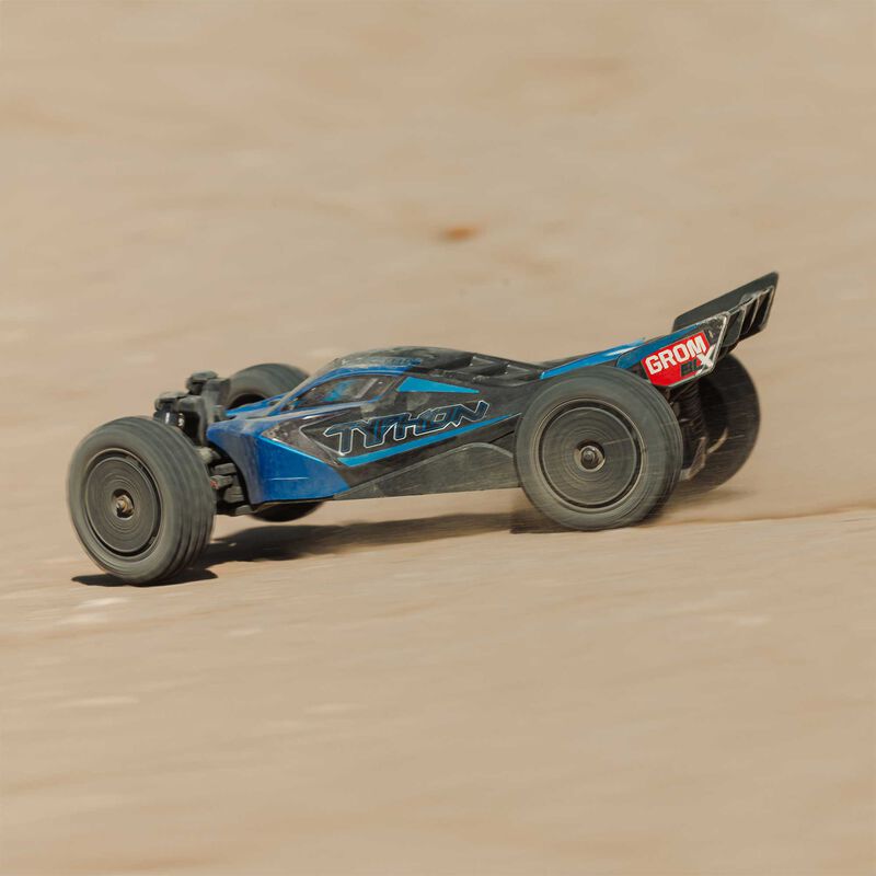 TYPHON GROM 4X4 223S BLX BRUSHLESS SMALL SCALE BUGGY RTR WITH DSC, BATTERY & CHARGER, BLUE - Xtreme RC