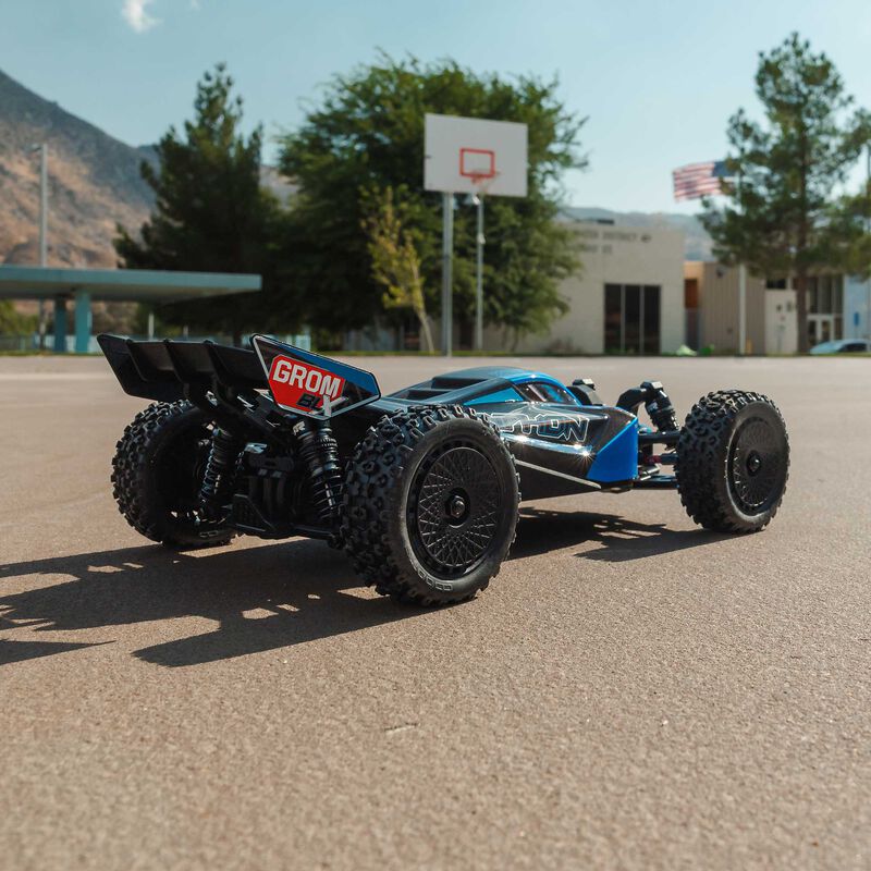 TYPHON GROM 4X4 223S BLX BRUSHLESS SMALL SCALE BUGGY RTR WITH DSC, BATTERY & CHARGER, BLUE - Xtreme RC