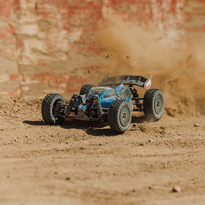 TYPHON GROM 4X4 223S BLX BRUSHLESS SMALL SCALE BUGGY RTR WITH DSC, BATTERY & CHARGER, BLUE - Xtreme RC