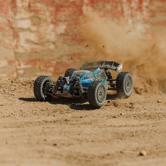 TYPHON GROM 4X4 223S BLX BRUSHLESS SMALL SCALE BUGGY RTR WITH DSC, BATTERY & CHARGER, BLUE - Xtreme RC