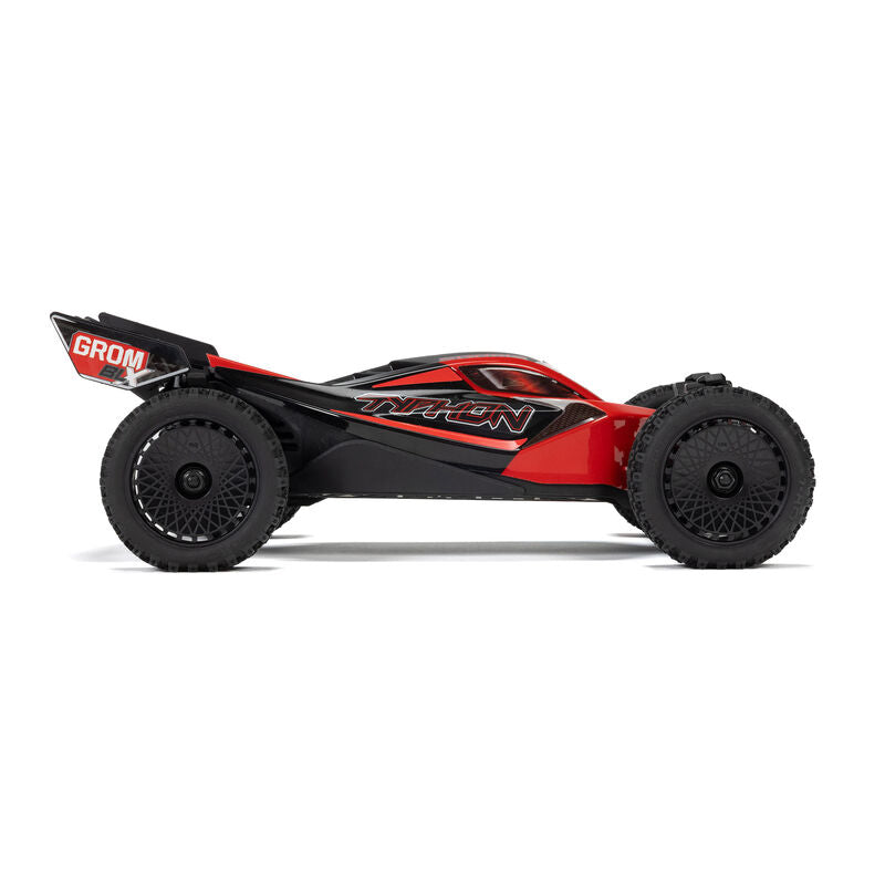 TYPHON GROM 4X4 223S BLX BRUSHLESS SMALL SCALE BUGGY RTR WITH DSC, BATTERY & CHARGER, RED - Xtreme RC