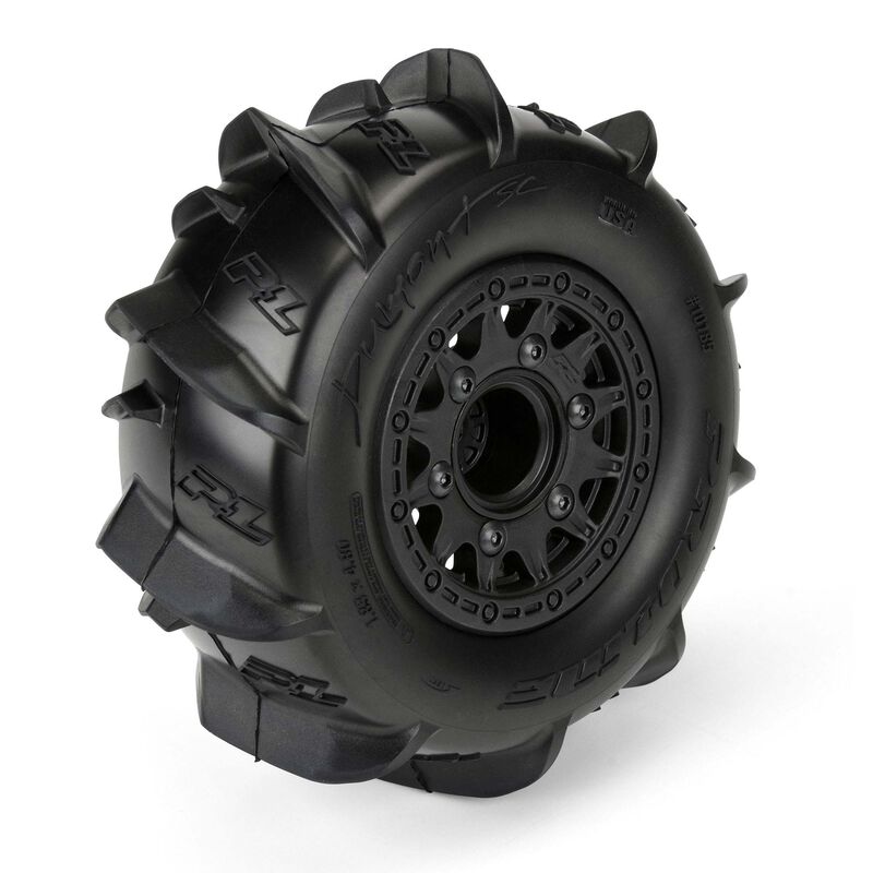 Dumont Paddle SC 2.2/3.0 MTD Raid Blk F/R - Xtreme RC
