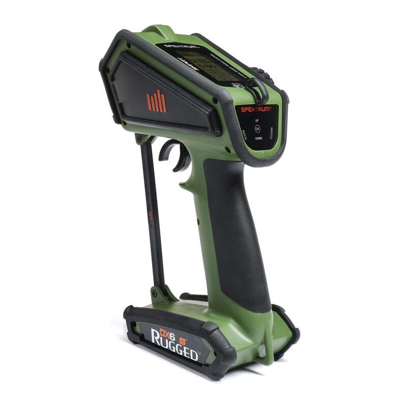 DX6 Rugged 6 Channel DSMR Transmitter Only, Green - Xtreme RC
