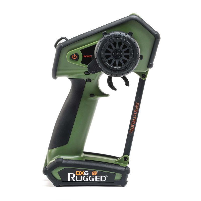 DX6 Rugged 6 Channel DSMR Transmitter Only, Green - Xtreme RC