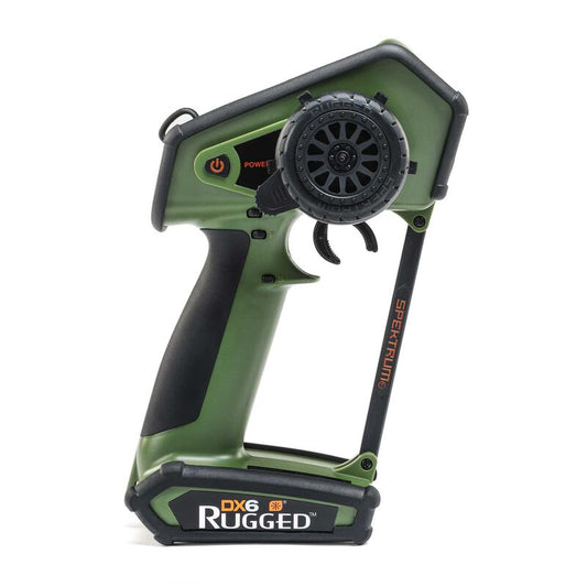 DX6 Rugged 6 Channel DSMR Transmitter Only, Green - Xtreme RC