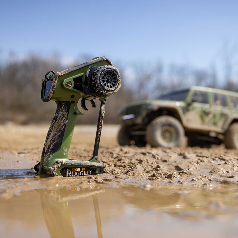 DX6 Rugged 6 Channel DSMR Transmitter Only, Green - Xtreme RC