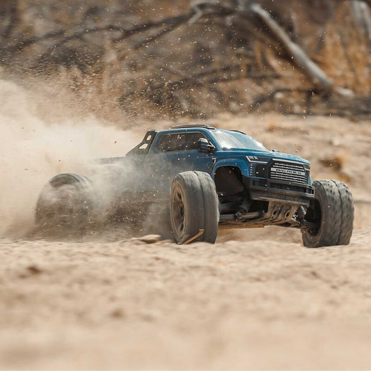 1/10 BIG ROCK 4X4 223S BLX BRUSHLESS STREET TRUCK RTR WITH DSC, (Blue) - Xtreme RC
