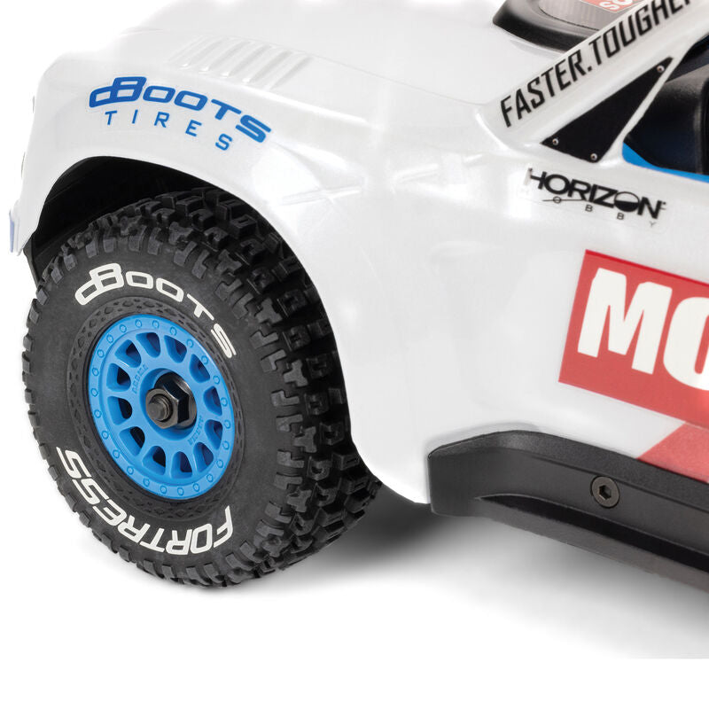 MOJAVE GROM 4X4 223S BLX BRUSHLESS SMALL SCALE DESERT TRUCK RTR WITH DSC, BATTERY & CHARGER, WHITE - Xtreme RC
