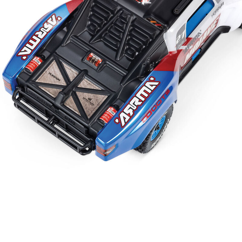 MOJAVE GROM 4X4 223S BLX BRUSHLESS SMALL SCALE DESERT TRUCK RTR WITH DSC, BATTERY & CHARGER, WHITE - Xtreme RC