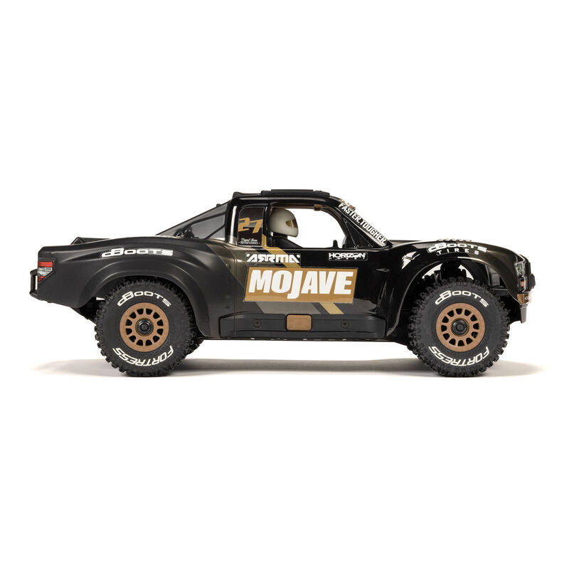 MOJAVE GROM 4X4 223S BLX BRUSHLESS SMALL SCALE DESERT TRUCK RTR WITH DSC, BLACK - Xtreme RC