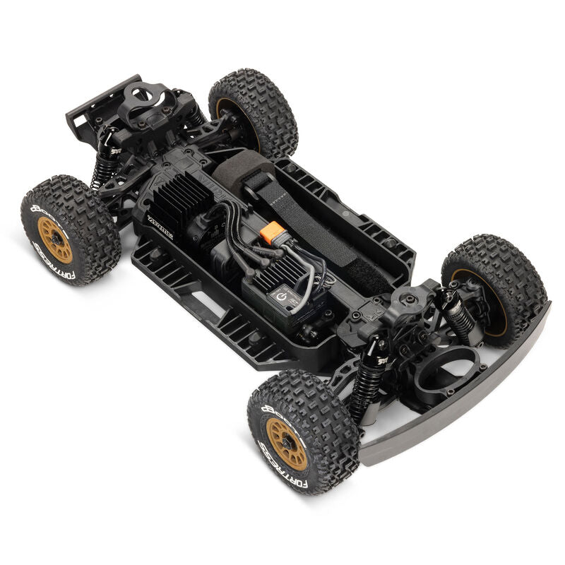 MOJAVE GROM 4X4 223S BLX BRUSHLESS SMALL SCALE DESERT TRUCK RTR WITH DSC, BLACK - Xtreme RC