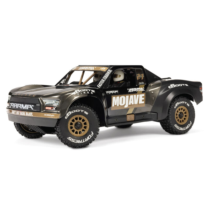 MOJAVE GROM 4X4 223S BLX BRUSHLESS SMALL SCALE DESERT TRUCK RTR WITH DSC, BLACK - Xtreme RC