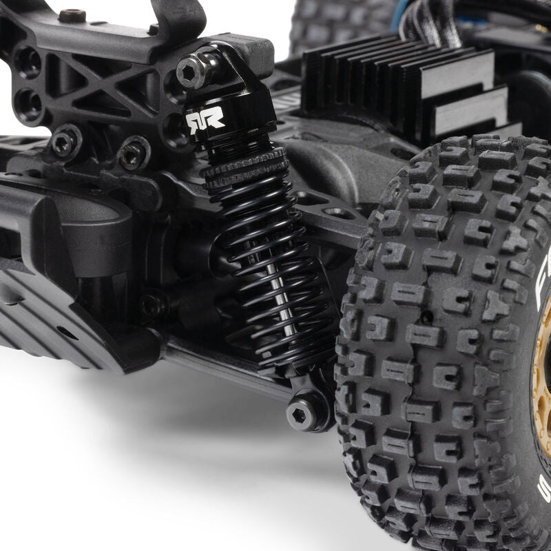 MOJAVE GROM 4X4 223S BLX BRUSHLESS SMALL SCALE DESERT TRUCK RTR WITH DSC, BLACK - Xtreme RC