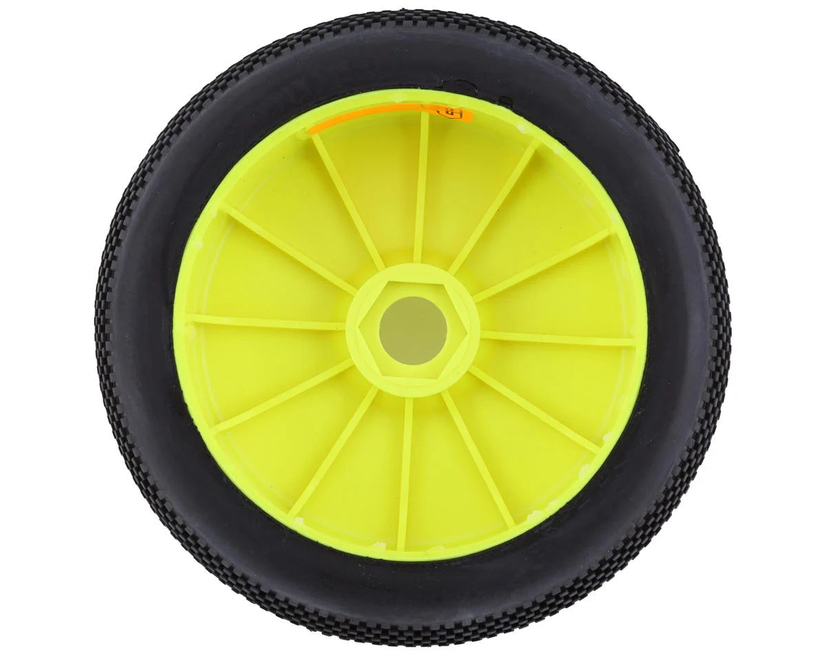 GRP Tires Sonic Pre-Mounted 1/8 Buggy Tires (2) (Yellow) (Soft) - Xtreme RC